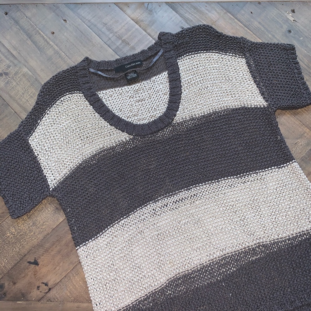 Calvin Klein | Slinky Loose Knit Sweater Top